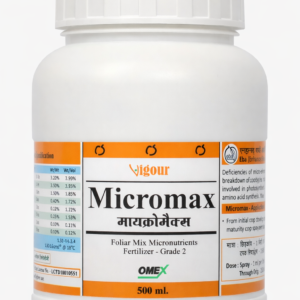 Shree Hari Enterprises- Vigour Micromax – Foliar Mix Micronutrients Fertilizer (Grade 2) | 500 ml